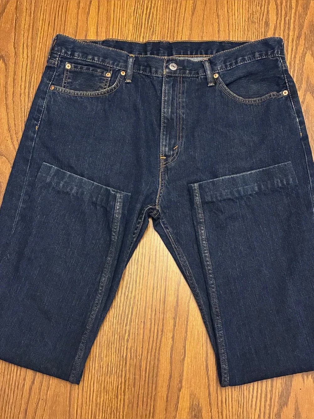 Levi’s 508™ Regular Tapered Dark Wash Denim Jeans 38 x 30